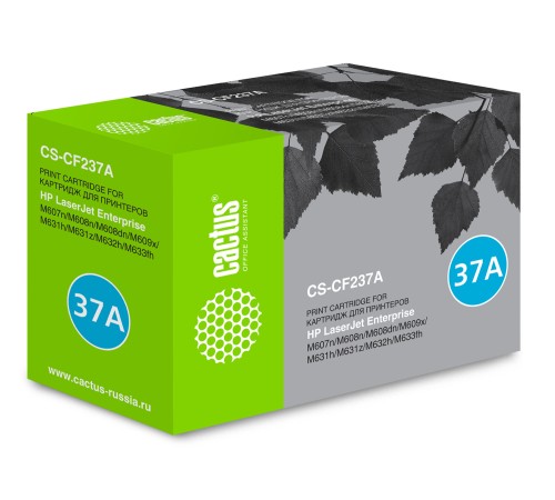 Картридж лазерный Cactus CS-CF237A CF237A черный (11000стр.) для HP LJ M607n/M608n/M608dn/M609x/M631h/M631z/M632h