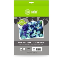 Фотобумага Cactus CS-GA4200100ED, A4, для струйной печати, 100л, 200г/м2, белый, покрытие глянцевое