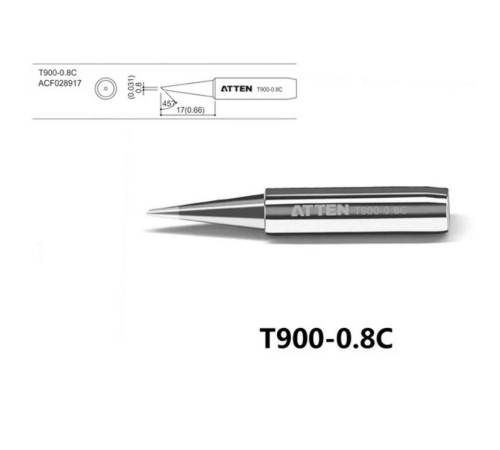 Паяльное жало , T900-0.8C