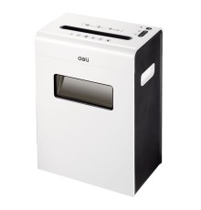 Шредер Deli Touch E9921-EU белый (секр.P-4)/фрагменты/6лист./16лтр./скрепки/скобы/пл.карты