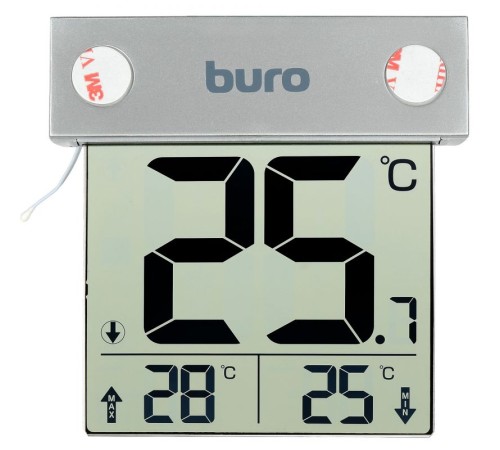 Термометр Buro P-6041 серебристый Термометр Buro P-6041 серебристый