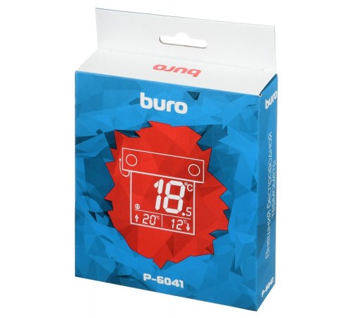 Термометр Buro P-6041 серебристый Термометр Buro P-6041 серебристый