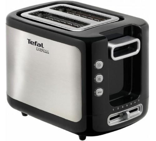 Тостер Tefal TT365031 850Вт серебристый/черный Тостер Tefal TT365031 850Вт серебристый/черный