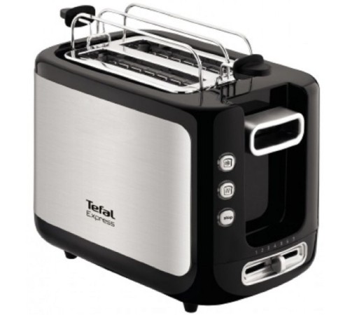Тостер Tefal TT365031 850Вт серебристый/черный Тостер Tefal TT365031 850Вт серебристый/черный