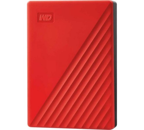 Жесткий диск WD USB 3.0 4Tb WDBPKJ0040BRD-WESN My Passport 2.5" красный