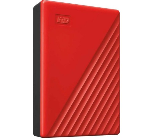 Жесткий диск WD USB 3.0 4Tb WDBPKJ0040BRD-WESN My Passport 2.5" красный