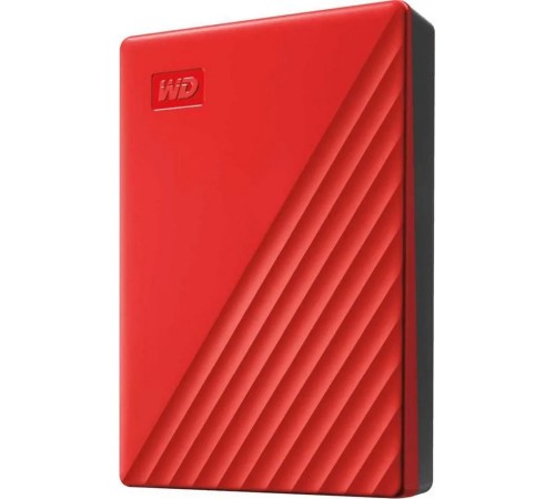 Жесткий диск WD USB 3.0 4Tb WDBPKJ0040BRD-WESN My Passport 2.5" красный