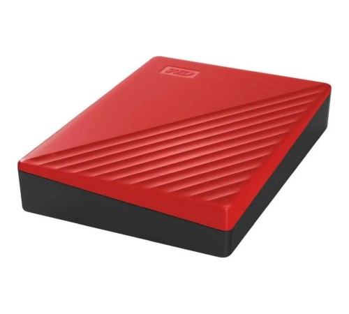 Жесткий диск WD USB 3.0 4Tb WDBPKJ0040BRD-WESN My Passport 2.5" красный
