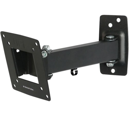Кронштейн для телевизора Kromax OPTIMA-103 черный 10"-28" макс.25кг настенный поворотно-выдвижной и наклонный Кронштейн для телевизора Kromax OPTIMA-103 черный 10"-28" макс.25кг настенный поворотно-выдвижной и наклонный