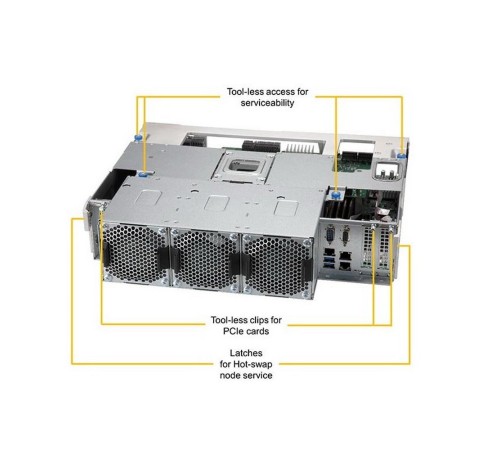 SSG-6049SP-DE2CR90 *1, Intel Xeon Silver 4210 *4,  16GB DDR4 RECC 2933MHz *4, Intel D3-S4510 240GB SATA *2, AOC-S3008L-L8i*2, CBL-SAST-0699*2 (432035)
