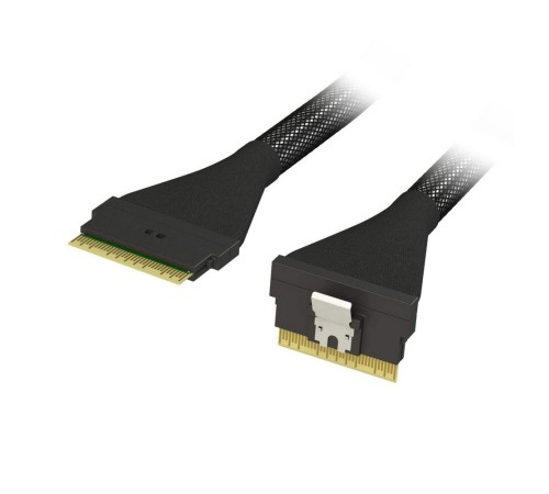 Кабель Gooxi Retimer cable- Standard Slimline 8i to Slimline 8i high-speed cable, the cable length is 850±20mm (excluding)