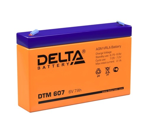 DTM 607 Delta Аккумуляторная батарея Delta DTM 607 DTM 607 Delta Аккумуляторная батарея Delta DTM 607