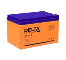 Delta GEL 12-15 (12V/15Ач) свинцово- кислотный аккумулятор