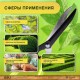 Садовые ножницы Deli DL2805  длина 630-820мм, лезвие с тефлоновым покрытием, телескопическая рукоятка, сталь 55C