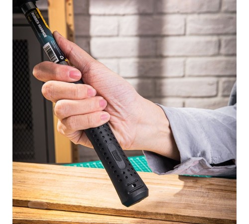 Ударно-рычажный инструмент Deli Резиновый молоток со стальной ручкой Deli DL5616 550 грамм, длина 305мм