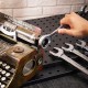 Ключи Deli Набор комбинированных ключей с трещоткой 6 шт Deli DL140106T (размеры 19,22,24,27,30,32мм, сталь 40Cr, трещотка 50BV30 72 зуба, чехол из ткани Оксфорд)
