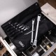 Ключи Deli Набор накидных изогнутых гаечных ключей 12 шт Deli DL150012A (размеры 6x7, 8x9, 10x11, 12x13, 14x15, 16x17, 18x19, 20x22, 21х23, 24х27, 25х28, 30х32, матовая хромированная поверхность, чехол из ткани Оксфорд)
