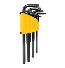 Ключи Deli Набор шестигранных ключей «TORX" удлиненных Deli DL234209H 9 шт размеры T10,T15,T20,T25,T27,T30,T40,T45,T50, пластиковый держатель