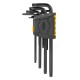 Ключи Deli Набор шестигранных ключей «TORX" удлиненных Deli DL234209H 9 шт размеры T10,T15,T20,T25,T27,T30,T40,T45,T50, пластиковый держатель