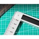 Измерительный и разметочный инструмент Deli Треугольная линейка стальная Deli DL303150 150мм, нержавеющая сталь + алюминиевое основание