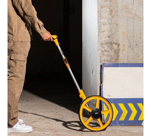 Измерительный и разметочный инструмент Deli Измерительное колесо с механическим счетчиком (курвиметр) Deli DL330112 диаметр 300мм, точность ±0,5%, значение деления 0,1 мм, складная конструкция