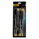Набор отверток Deli DL620004 4шт  SL5x100 + SL6x150 + PH1x100 + PH2x150