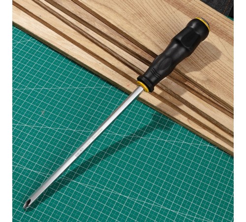 Крестовая отвертка со сквозным хвостовиком (ударная) Deli DL627008 PH3x200