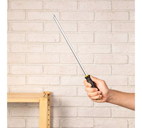 Крестовая отвертка со сквозным хвостовиком (ударная) Deli DL627012 PH4x300