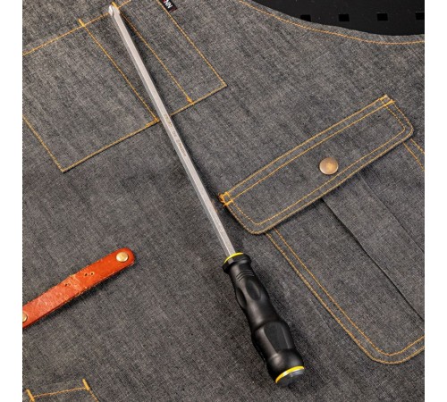 Крестовая отвертка со сквозным хвостовиком (ударная) Deli DL627012 PH4x300