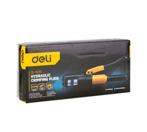 Инструмент обжимной Deli Ручной пресс (кримпер) гидравлический Deli DL-YQ70