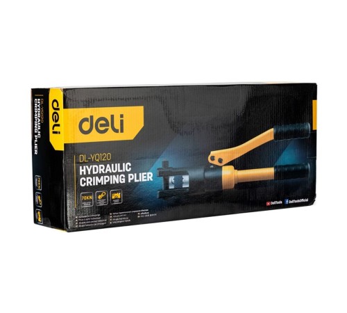 Инструмент обжимной Deli Ручной пресс (кримпер) гидравлический Deli DL-YQ120