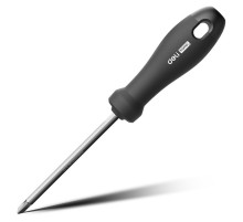 Двухсторонняя отвертка "Home Series Black" Deli HT1055  SL5+PH1, длина жала 100мм, эксклюзивный дизайн, рукоятка из высококачественного софттач пластика