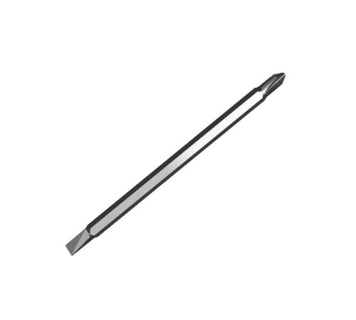 Двухсторонняя отвертка "Home Series Black" Deli HT1055  SL5+PH1, длина жала 100мм, эксклюзивный дизайн, рукоятка из высококачественного софттач пластика