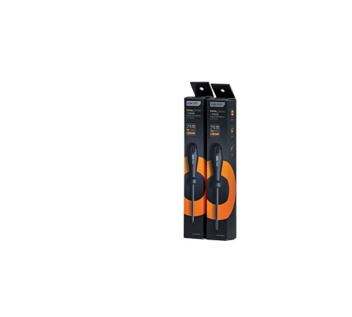 Шлицевая отвёртка "Home Series Black" Deli HT1103 3x75мм Эксклюзивный дизайн, рукоятка из высококачественного софттач пластика Шлицевая отвёртка "Home Series Black" Deli HT1103 3x75мм Эксклюзивный дизайн, рукоятка из высококачественного софттач пластика