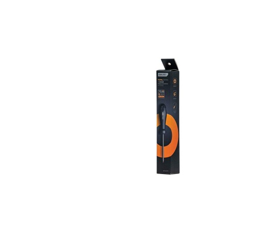 Крестовая отвертка "Home Series Black" Deli HT1203 PH0x75мм  Эксклюзивный дизайн, рукоятка из высококачественного софттач пластика