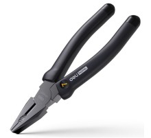 Комбинированные плоскогубцы "Home Series Black" Deli HT2007  180мм, эксклюзивный дизайн, рукоятка из высококачественного софттач пластика