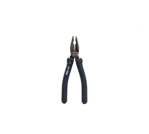 Комбинированные плоскогубцы "Home Series Black" Deli HT2007  180мм, эксклюзивный дизайн, рукоятка из высококачественного софттач пластика