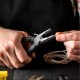 Комбинированные плоскогубцы "Home Series Black" Deli HT2007  180мм, эксклюзивный дизайн, рукоятка из высококачественного софттач пластика