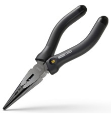 Удлиненные плоскогубцы "Home Series Black" Deli HT2106  160мм, эксклюзивный дизайн, рукоятка из высококачественного софттач пластика