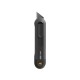 Нож Deli Технический нож "Home Series Black" Deli HT4008  Т-образное лезвие с механизмом автоматического возврата, эксклюзивный дизайн, корпус из высококачественного софттач пластика
