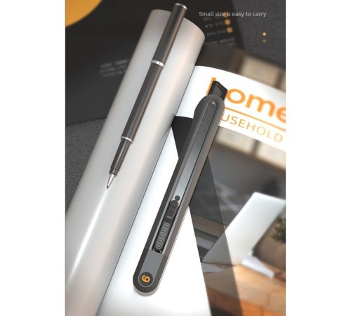 Нож Deli Технический нож "Home Series Black" Deli HT4009 ширина лезвия 9мм, эксклюзивный дизайн, корпус из высококачественного софттач пластика Нож Deli Технический нож "Home Series Black" Deli HT4009 ширина лезвия 9мм, эксклюзивный дизайн, корпус из высококачественного софттач пластика