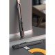 Нож Deli Технический нож "Home Series Black" Deli HT4009 ширина лезвия 9мм, эксклюзивный дизайн, корпус из высококачественного софттач пластика
