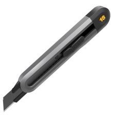 Нож Deli Технический нож "Home Series Black" Deli HT4018  ширина лезвия 18мм, эксклюзивный дизайн, корпус из высококачественного софттач пластика