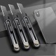 Нож Deli Технический нож "Home Series Black" Deli HT4018 ширина лезвия 18мм, эксклюзивный дизайн, корпус из высококачественного софттач пластика