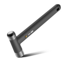 Ударно-рычажный инструмент молоток Deli Home Series Black HT7008 вес бойка 250 гр, эксклюзивный дизайн, рукоятка из высококачественного софттач пластика
