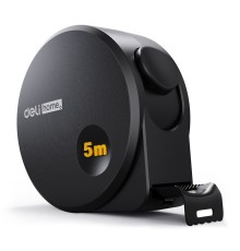 Измерительный и разметочный инструмент Deli Рулетка Home Series Black HT8519 5м х 19мм, эксклюзивный дизайн, корпус - высококачественный софттач пластик