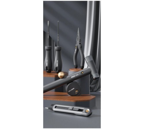 Набор ручного инструмента "Home Series Black" Deli HT0006  6 предметов