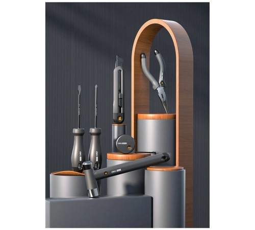 Набор ручного инструмента "Home Series Black" Deli HT0006  6 предметов