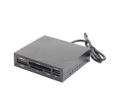 Картридер внутренний 3.5" Gembird FDI2-ALLIN1-02-B черный, USB2.0+6 разъемов для карт памяти" (SD/SDHC, T-Flash, XD, MS, M2, CF), коробка (083911) {60} Картридер внутренний 3.5" Gembird FDI2-ALLIN1-02-B черный, USB2.0+6 разъемов для карт памяти" (SD/SDHC, T-Flash, XD, MS, M2, CF), коробка (083911) {60}