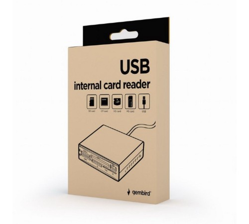 Картридер внутренний 3.5" Gembird FDI2-ALLIN1-02-B черный, USB2.0+6 разъемов для карт памяти" (SD/SDHC, T-Flash, XD, MS, M2, CF), коробка (083911) {60} Картридер внутренний 3.5" Gembird FDI2-ALLIN1-02-B черный, USB2.0+6 разъемов для карт памяти" (SD/SDHC, T-Flash, XD, MS, M2, CF), коробка (083911) {60}